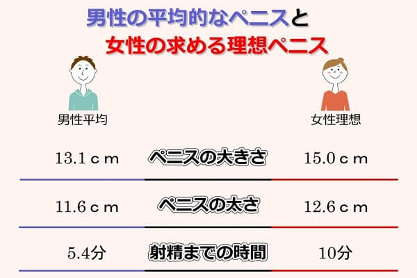 ペニスの大きさ平均は13cm！女性の理想サイズはさらにデカい！？｜薬の通販オンライン