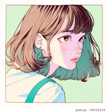 超おしゃれ！ 可愛い女の子のTwitter等で使えるフリーアイコン集！ 推し・色っぽいおすすめsns画像オリジナルグッズ制作所