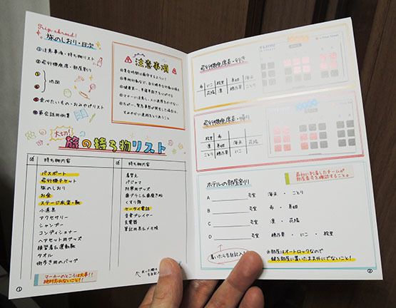 旅のしおりをプロ級に！無料テンプレートを活用した作り方実例付えいりんご