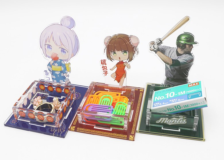 推しキャラがゆれる！スプリングアクリルスタンドを1個からオリジナル作成するならME-Q メーク