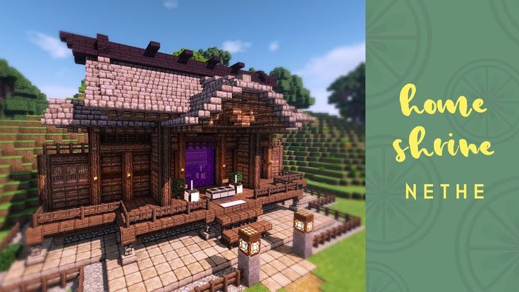 マイクラ建築 ネザーゲートを簡単にかわいく装飾する方法 MinecrafttutorialsurvivalNetherGate