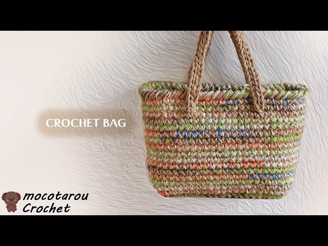 麻ひもで3種類のバッグを編みました - 編みもの手帖