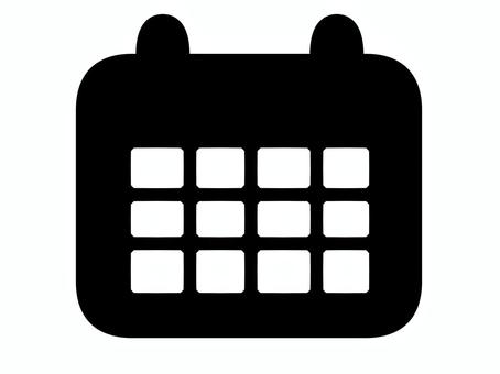 配布中 黒のカレンダーアイコン468選 iPhone & Android用WidgetClub