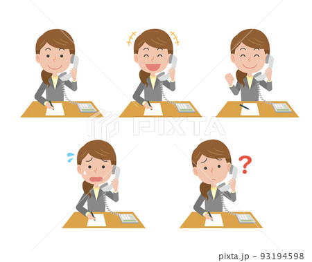 電話応対 イラスト素材994507無料 - フォトライブラリ