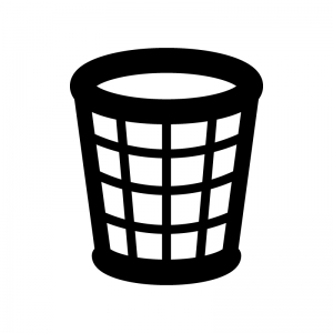 ゴミ箱・削除」アイコン・イラストのフリー素材 商用可