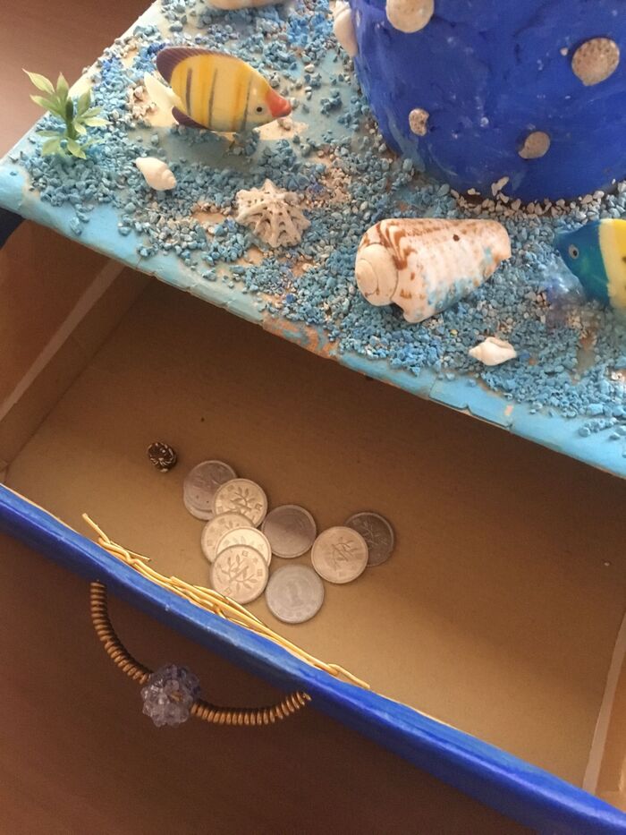 貝殻工作 : 大阪府池田市 幼児造形教室「はるいろクレヨンのブログ」