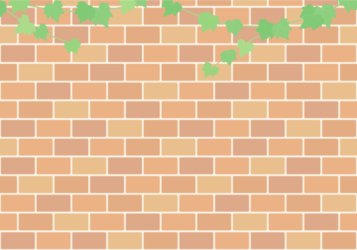 小さい木とレンガのフリーイラストフリーイラスト・クラシック フリクラ