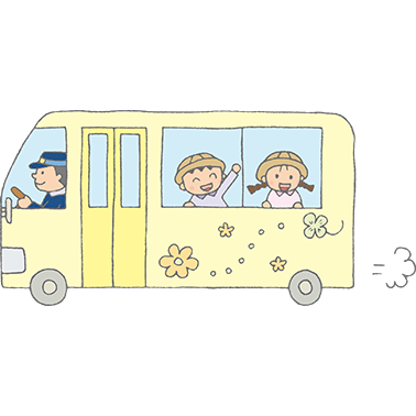 かわいいバスの無料フリーイラスト - イラストストック