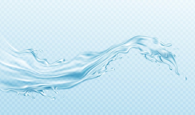 青色の背景に水のしぶきのイラストのイラスト素材・ベクター Image 14076185