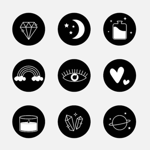 無料インスタグラムハイライトカバーテンプレートでおしゃれにデザインCanva