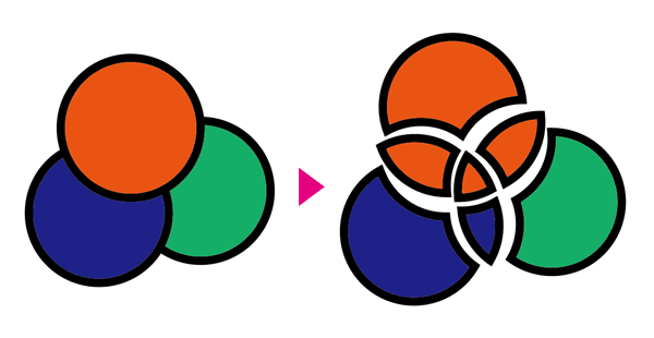 パスファインダーよりも手軽！Illustrator消しゴム・はさみ・ナイフツールの使い方 : ビジネスとIT活用に役立つ情報 株式会社アーティス