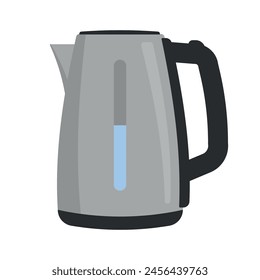 電気ポットでお湯を沸かすイラストイラスト無料・かわいいテンプレート