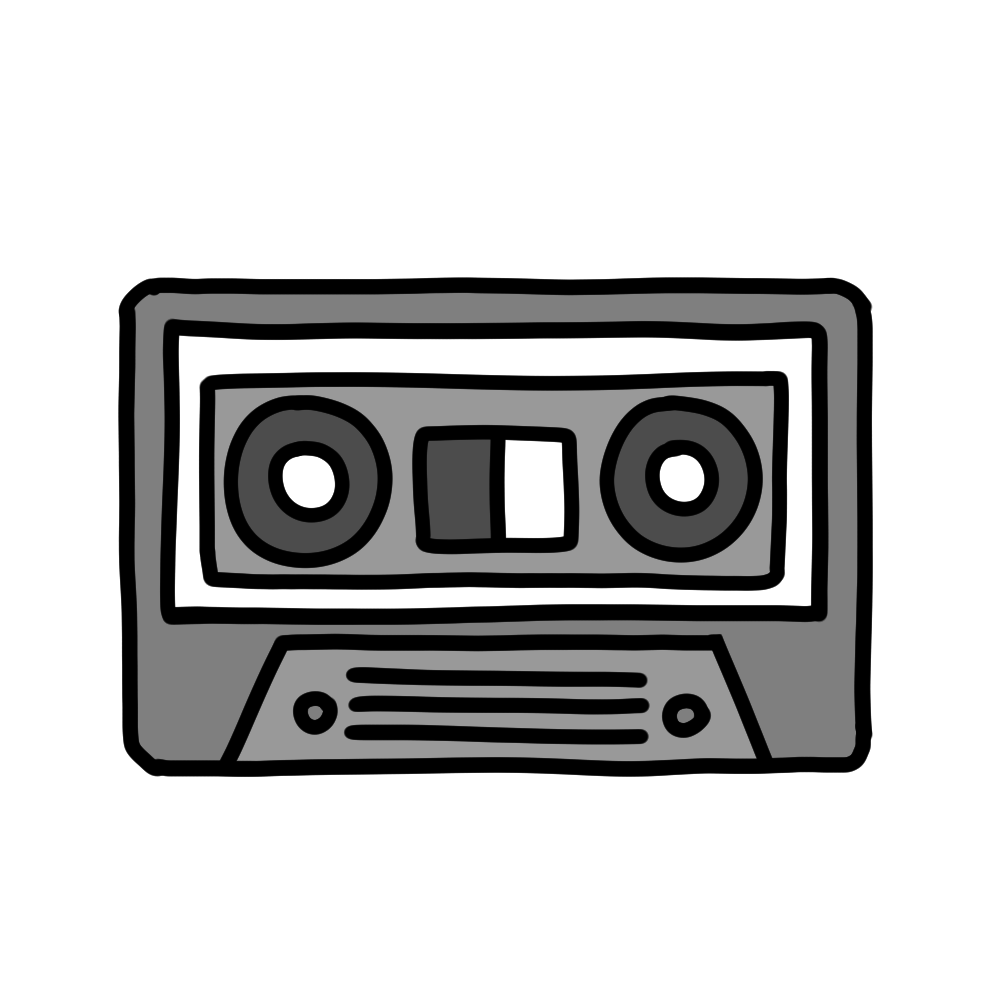 カセットテープ シティーポップテイストイラスト - No: 22687280無料イラスト・フリー素材なら「イラストAC」