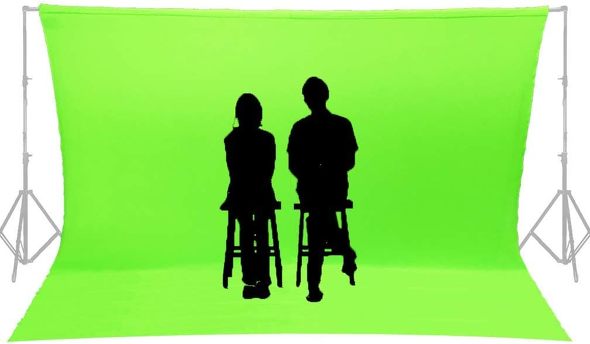 AmazonHEMMOTOP Web会議用 グリーンバック クロマキー スタンド 191x200cm横幅延長 Zoom画面が簡単に収めるリモート背景スタンド テレ―ワーク テレビ会議 オンライン飲み会に適用 グリーンスクリーンスタンド 強力クリップ付 クロマキー効果よいHEMMOTOP