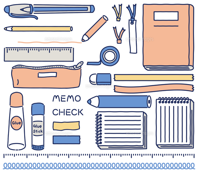 文房具セットイラスト無料イラスト・フリー素材なら「イラストAC」