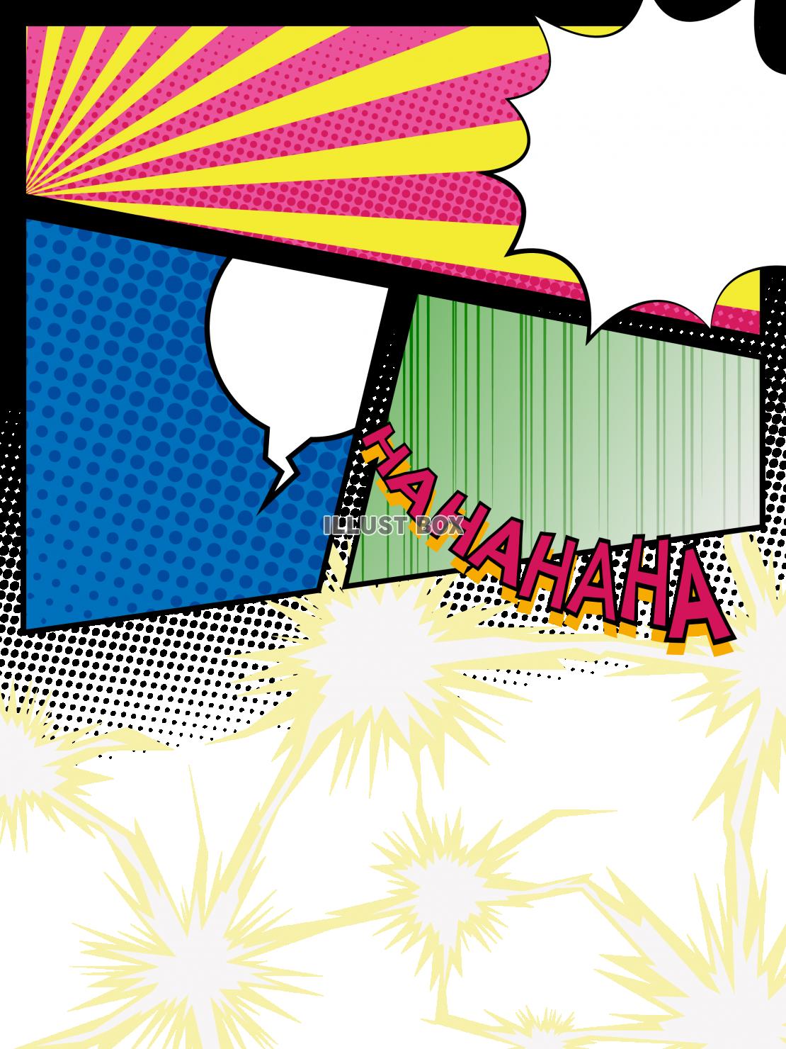 アメコミ風 コマ割り 背景 バリーションセット イラスト の Stock ベクターAdobe Stock