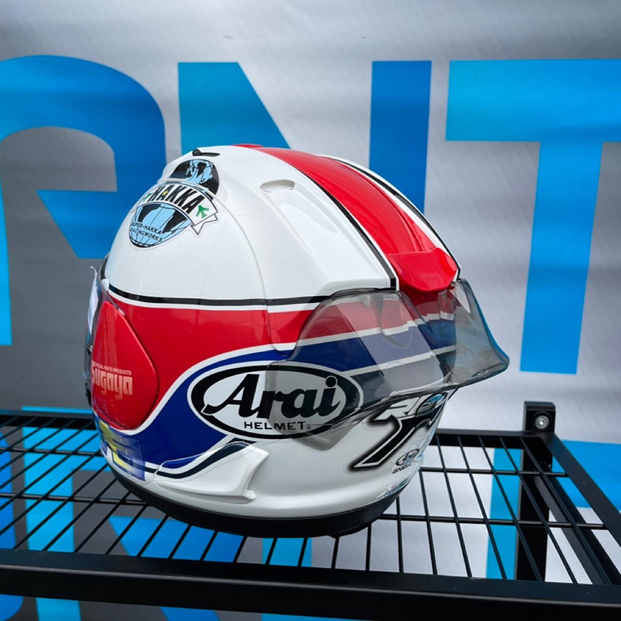 グラフィックデザイン 半帽ヘルメット ヘルメットラッピングSHOEIショウエイxfourteenKAWASAKI