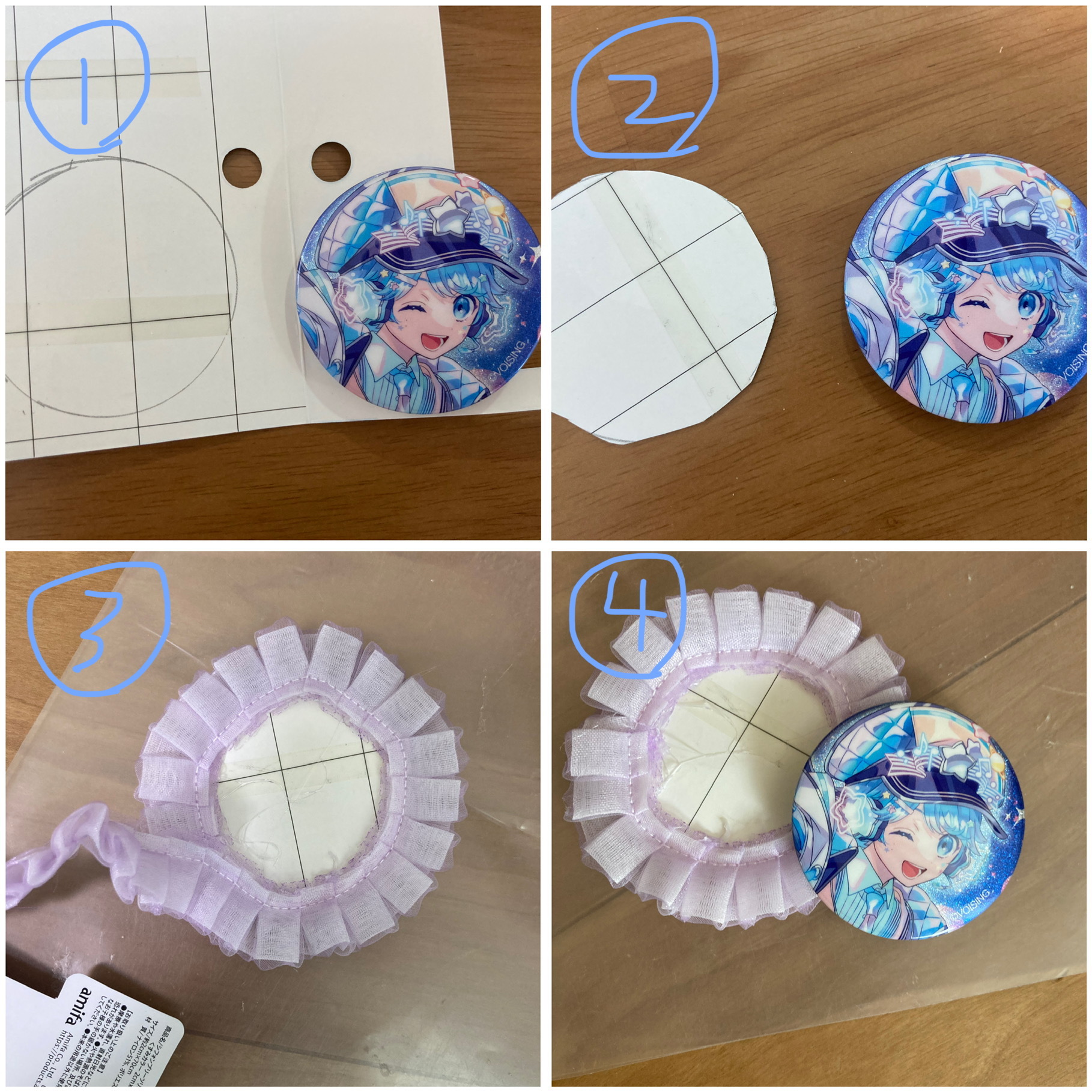 缶バッジのデコに セリアでロゼットが110円で買えて可愛すぎる！ ゆん- エキスパート - Yahoo!ニュース