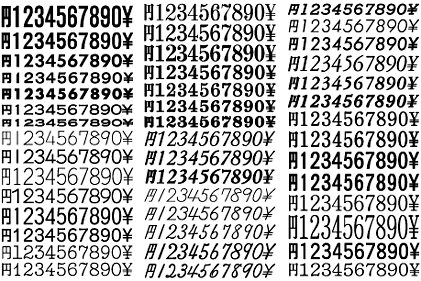 K'sBookshelf フォント 絵フォント Fonts & Dingbats アラビア数字影付ゴシック