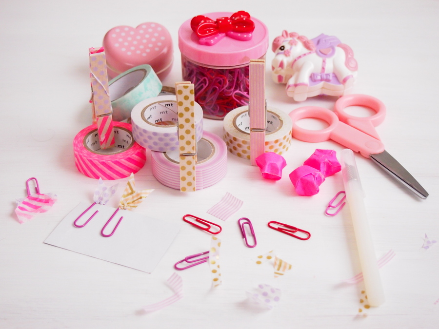 マスキングテープ＆クッキングシートで・mamaごとなノートDECO♪*