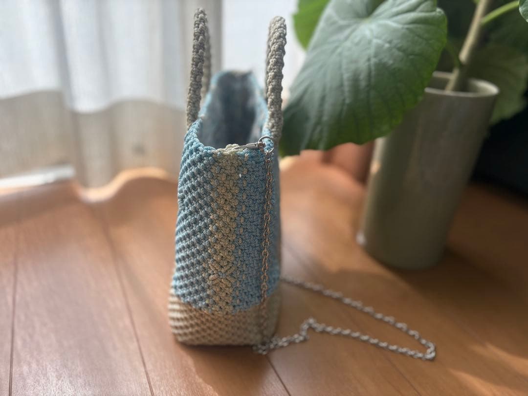 フリンジがおしゃれな「マクラメ編みのバッグ」作り方ぬくもり