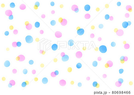 水玉 ドット オレンジ×ピンク 背景デザイン イラスト商用フリー 無料 のイラスト素材なら「イラストマンション」