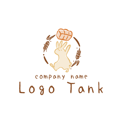 ロゴ作成デザインです。絵描き処 加賀里屋石釜パン屋さんパンをイメージしたロゴマークです