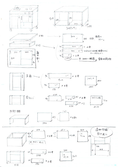 段ボールままごとキッチン制作手順・方法・かかった日数・費用大公開素人でも100均DIYでここまでできる - IKUJI HACK 4MEN 男のための育児ハック