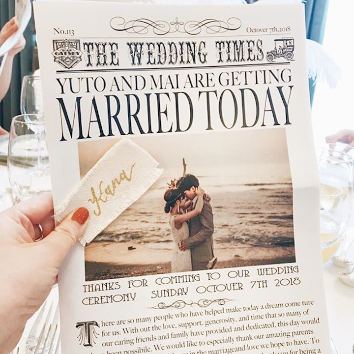 手書き新聞 レイアウト おしゃれTikTok