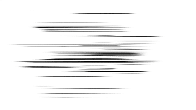 Vetor スピード感のある横に流れる黒い効果線 - 速さをイメージするマンガのエフェクト・背景の素材 - ワイド do StockAdobeStock