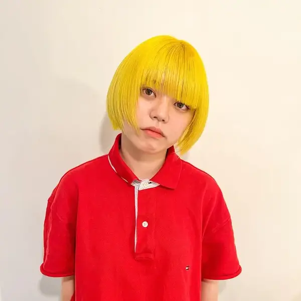 2025年秋 イエロー ショートの髪型・ヘアアレンジ人気順ホットペッパービューティー ヘアスタイル
