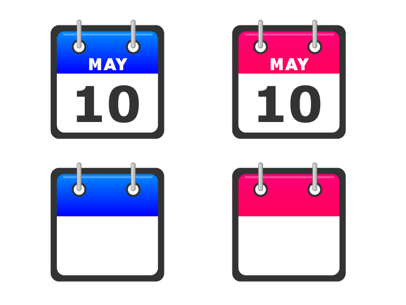 カレンダーアイコンCanva キャンバ