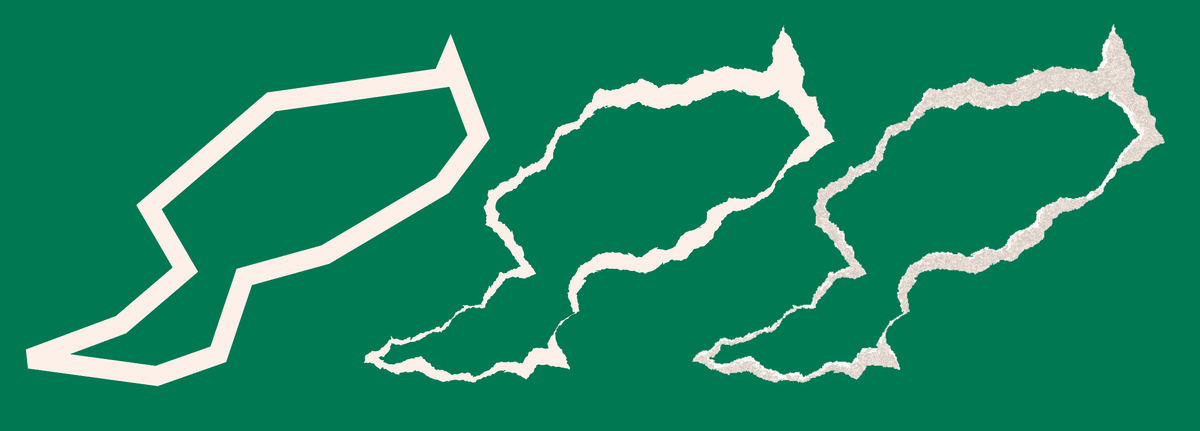 白い破れた紙片の現実的なスクラップの境界線無料ベクトル素材