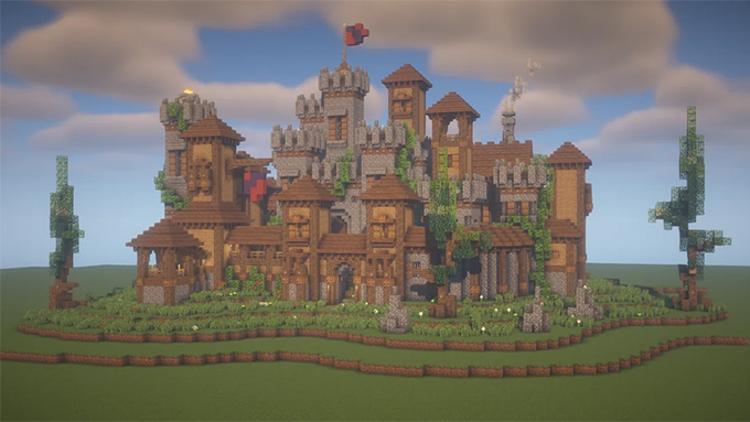 マイクラ 建築初心者でも作れる！木2種類のオシャレな家の作り方を紹介