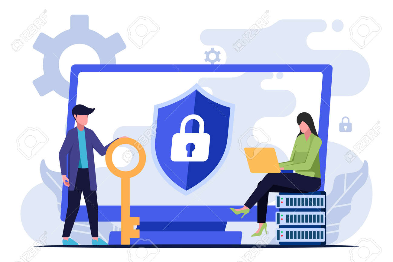 情報セキュリティイラストフリー素材透過、PNG画像、ベクトル、PSDと無料ダウンロード Pngtree