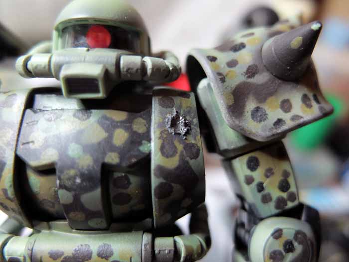 ガンプラ ウェザリング＆ダメージ加工を紹介 : オヤジのガンプラ日記