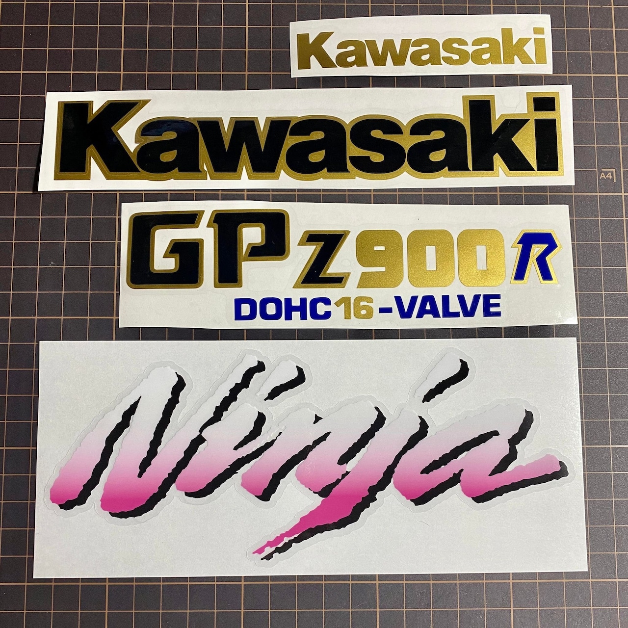 4万円以下でデカールをフルオーダーした話 オフロード モタードWR250Xの説明書