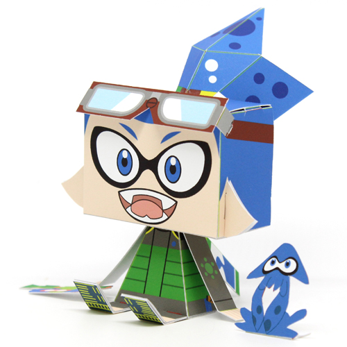 スプラトゥーン2」，アタマ・フク・クツを着せ替えられるボーイ＆ガールの食玩フィギュアが登場