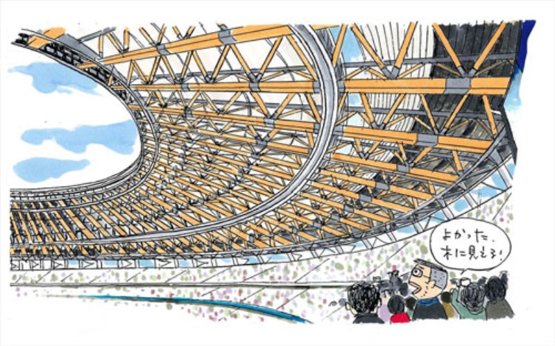 新国立 まずは２つのデザイン案の「日本らしさ」の違いに注目隈研吾氏案と伊東豊雄氏案の比較レビュー - アーキペラゴを探して