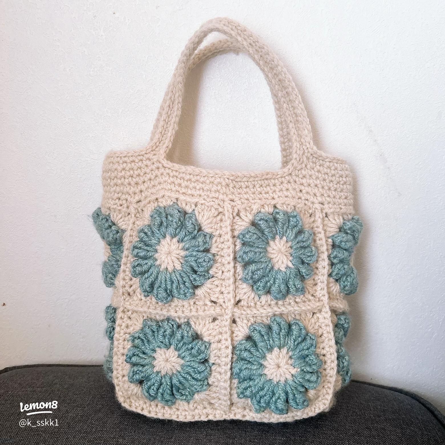 グラニースクエアモチーフのバッグ手作りレシピクロバー株式会社