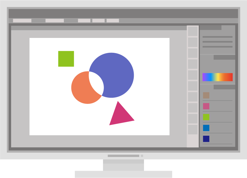 ノートパソコン・スマートフォンとアプリ イラスト素材4810919- フォトライブラリ