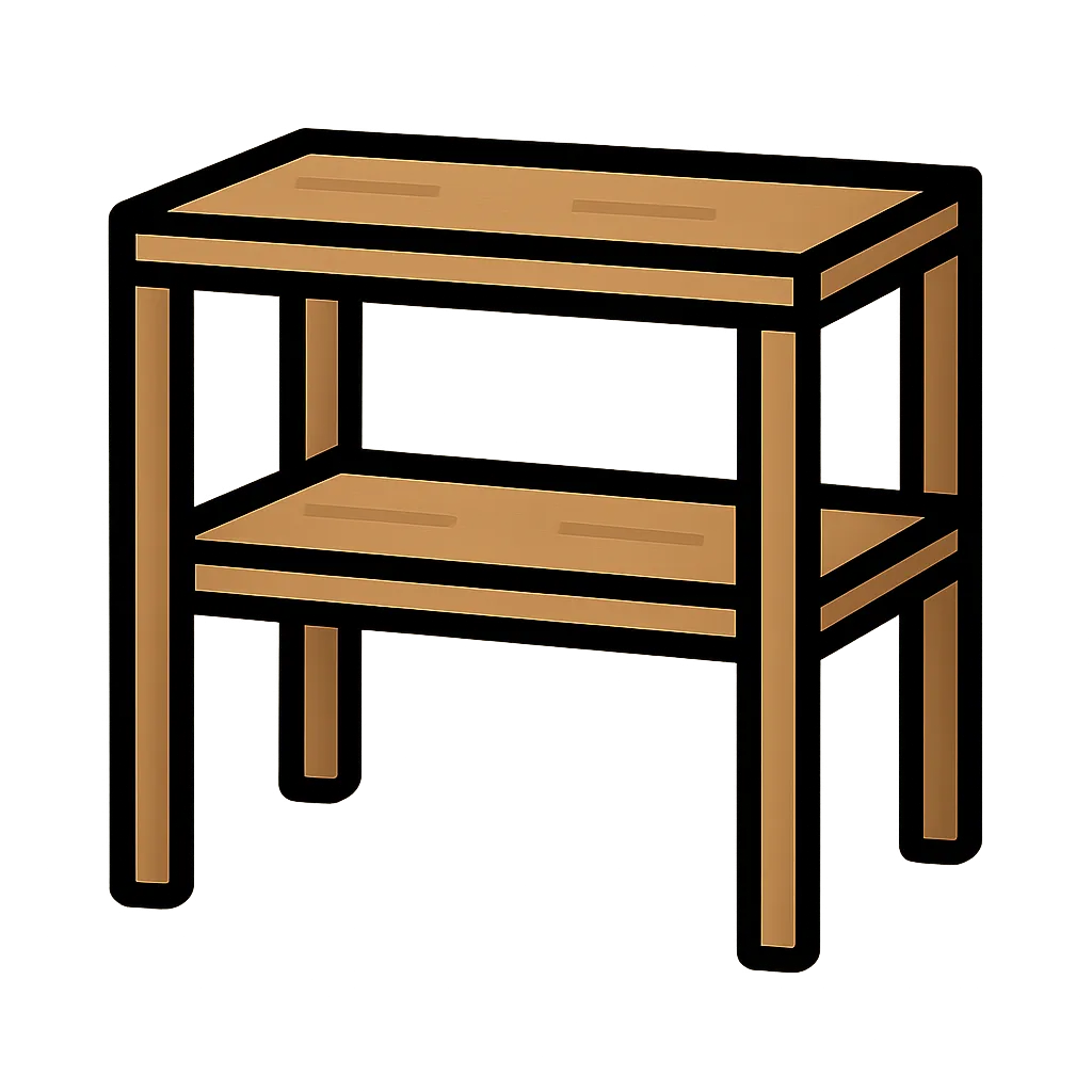 三段棚：イラスト無料