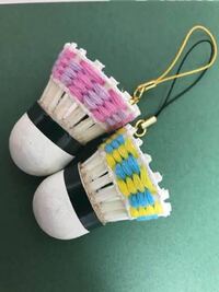 手作り バドミントン シャトル キーホルダー 作り方TikTok