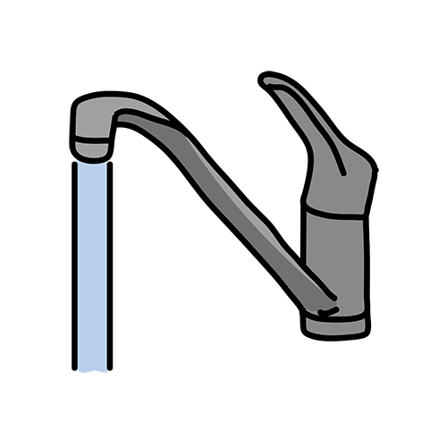 水道 のタグのイラスト無料のフリー素材 イラストエイト