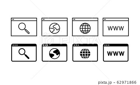 ウェブブラウザ – イラストストック「時短だ」