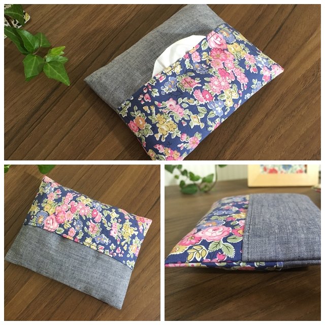 レビュー - ボックスティッシュカバー 無料型紙- パターンレーベル