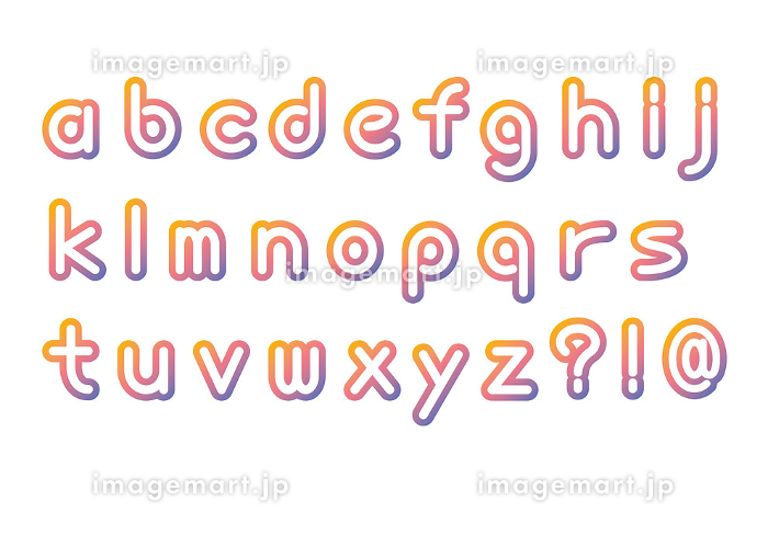 スタイリッシュなエレガントなフォント 英語のアルファベット 大文字 小文字の文字と数字 茶色Premiumベクトル素材