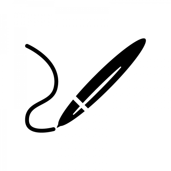 古紙 羊皮紙と羽ペンとインク イラスト素材