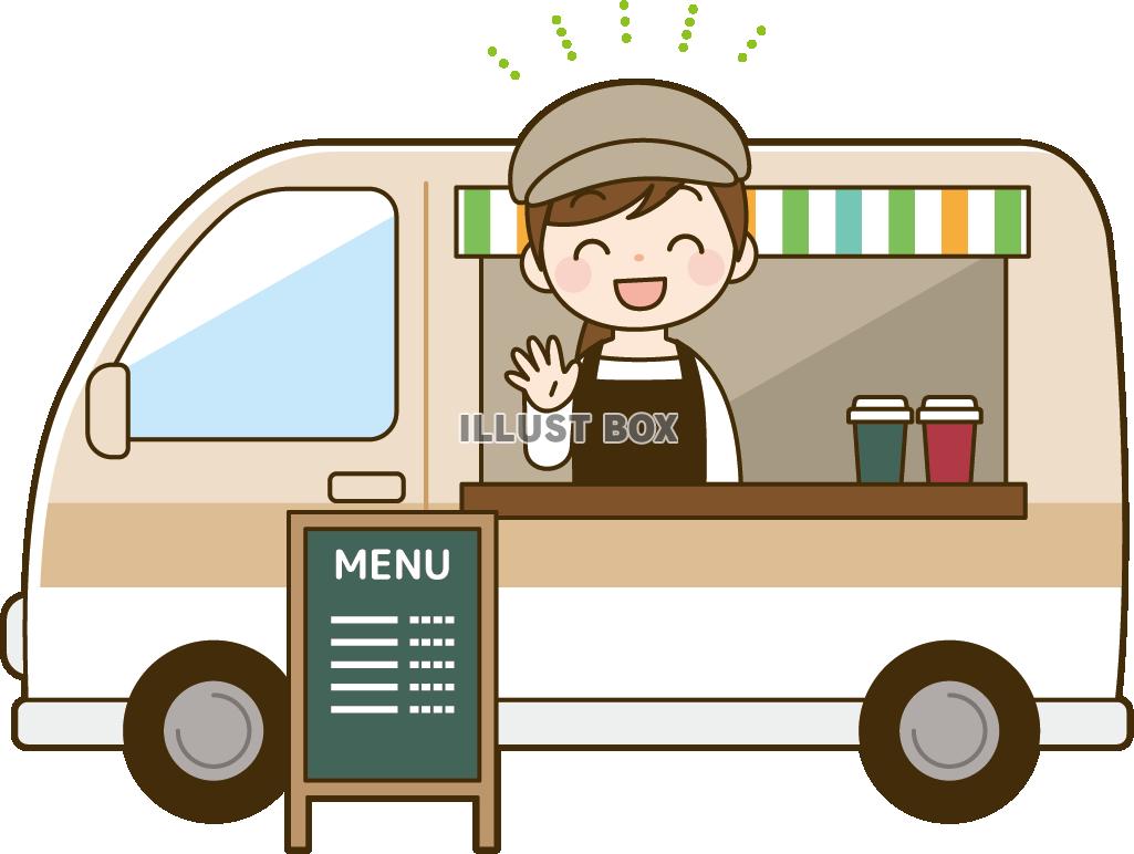 レトロなキッチンカーイラストai illustrator fileUS$5.00 eachAi & PNG File