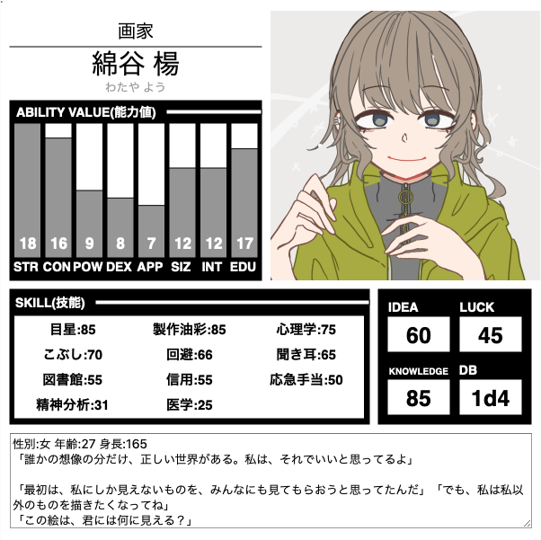 オリキャラ設定マニア大満足サイト『charasuji』夢に整合性を求めるなっ！ at お絵描き道